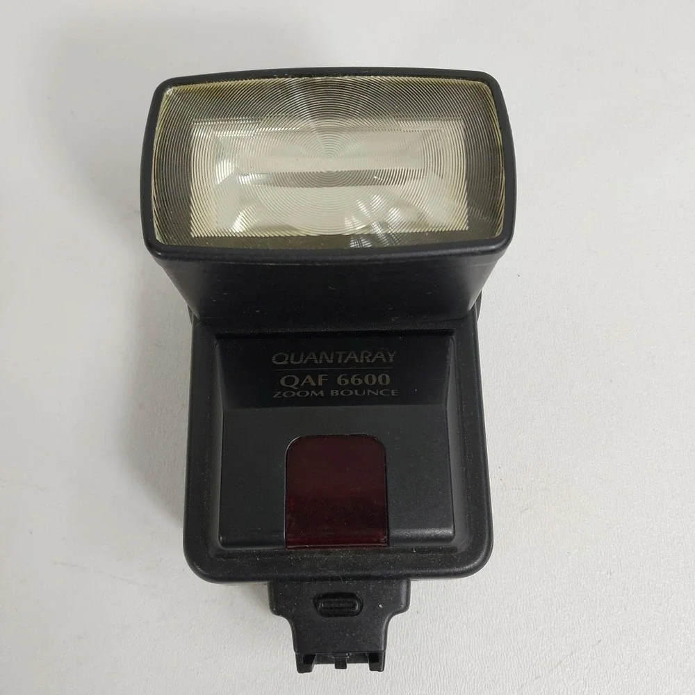 Quantaray QAF 6600 Shoe Mount Flash Nikon 53-166-0850 Qaf 6600 Zoom Bounce Works